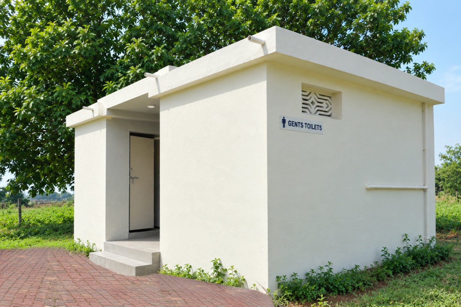 Gents toilet amenity building on the SEICOM campus